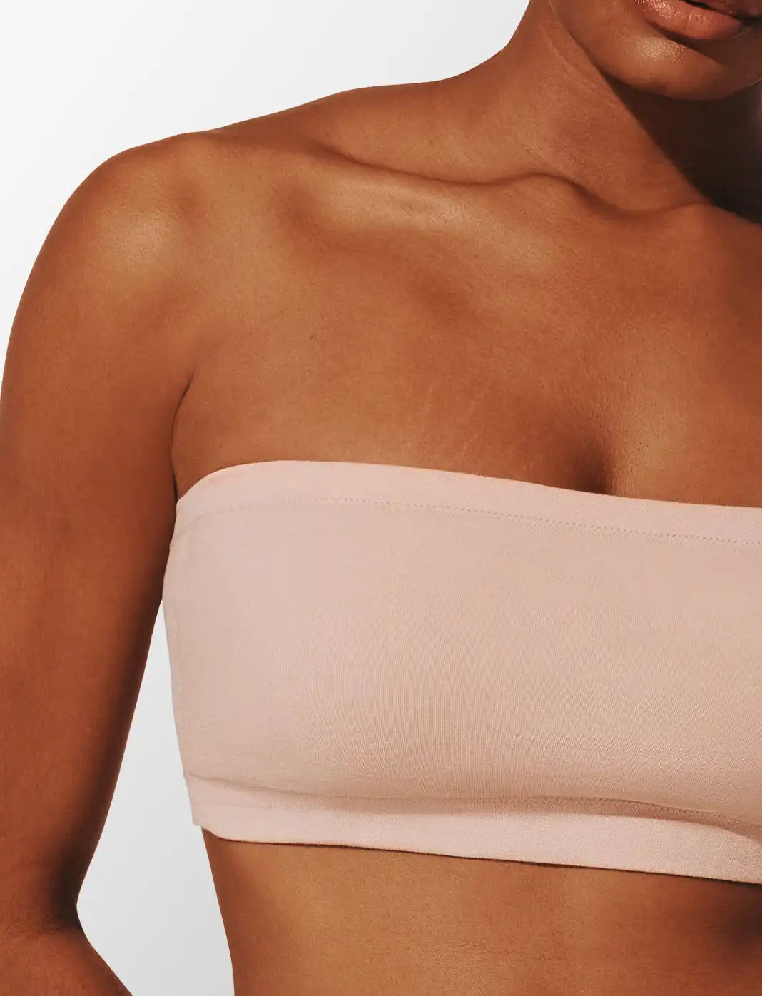 Seamless Stretch Cotton Wireless Bandeau