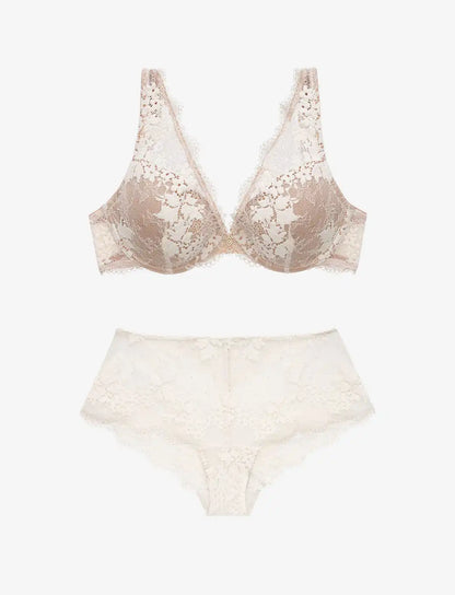 All Day Lace Uplift Plunge  + Cheeky Set