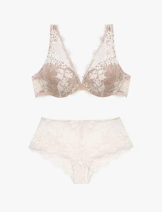 All Day Lace Uplift Plunge  + Cheeky Set
