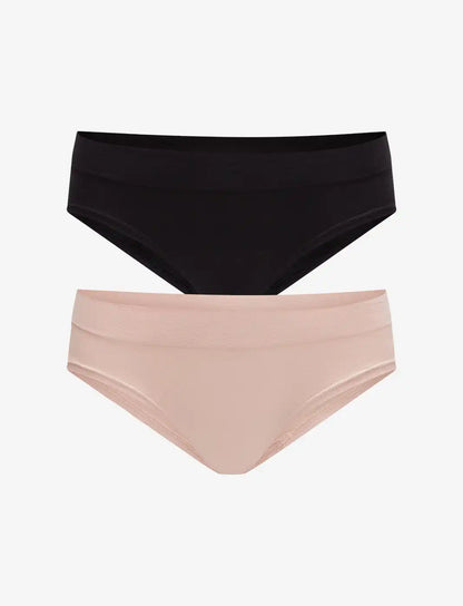 Seamless Stretch Cotton Hipster - 2 Pack