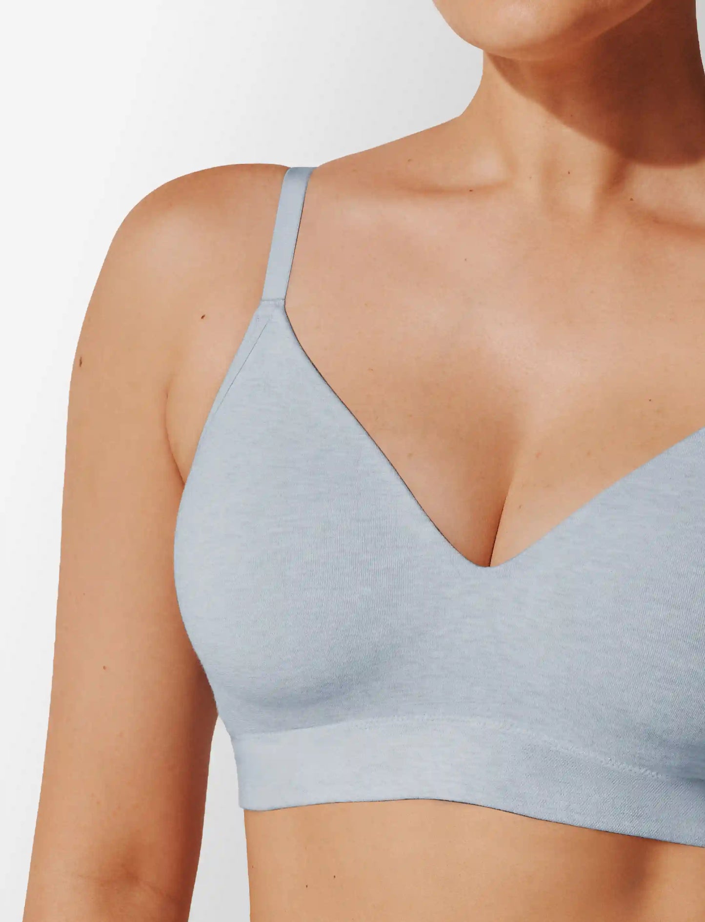 Seamless Stretch Cotton Wireless Bra