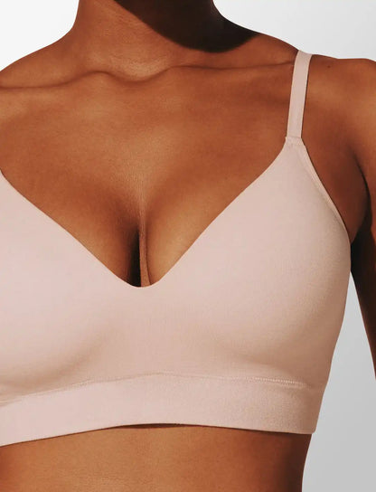 Seamless Stretch Cotton Wireless Bra