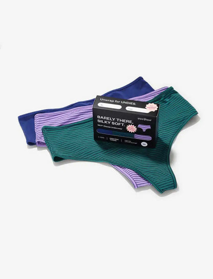 24/7® Classic High Waist Thong - 3 Pack