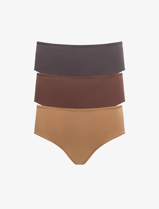 24/7® Classic High Waist Thong - 3 Pack