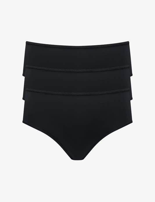 24/7® Classic High Waist Thong - 3 Pack