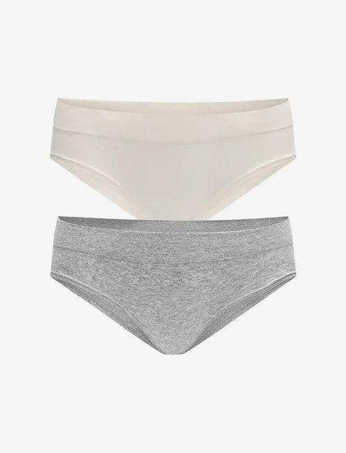 Seamless Stretch Cotton Hipster - 2 Pack