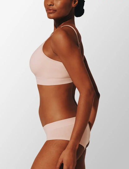 Seamless Stretch Cotton Wireless Bra