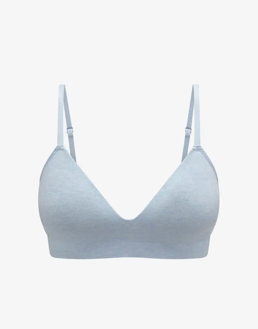 Seamless Stretch Cotton Wireless Bra