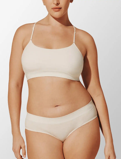 Seamless Stretch Cotton Wireless Bralette