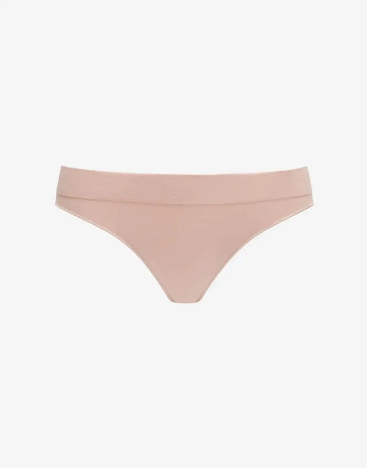 Seamless Stretch Cotton Thong