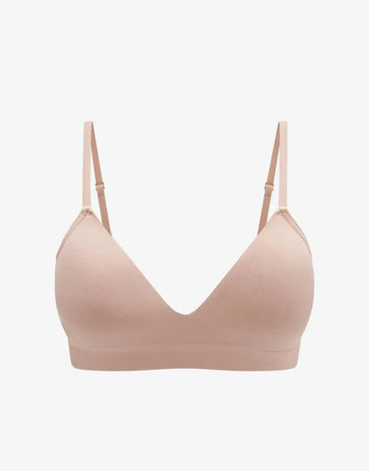 Seamless Stretch Cotton Wireless Bra