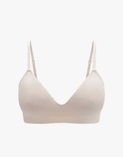 Seamless Stretch Cotton Wireless Bra